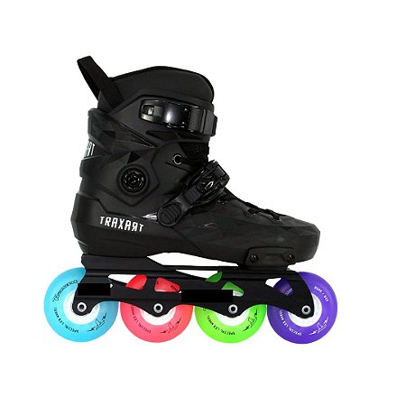 Patins Custom com rodas de led 80mm - mix