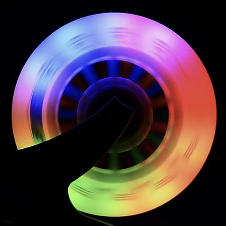 Avulsa / unidade: : Roda Flying Eagle Lazer Wheelz Led - 110mm/85a Colorida / última unidade