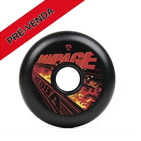 PRÉ-VENDA: Rodas Flying Eagle Rampage 80mm / 88a - Preta (4 unidades)