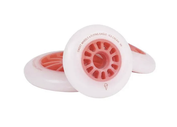 Roda Flying Eagle Ice Cream 90mm Red - 4 rodas