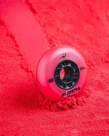 Rodas Flying Eagle FE Slider - 80mm 90a / Vermelho (4 rodas)