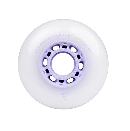 Roda Flying Eagle Ice Cream 80mm - Lilás / tubo com 8 rodas