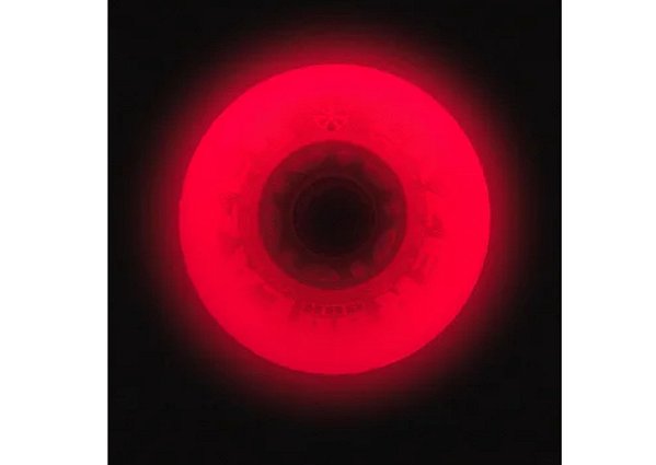 Roda de LED Flying Eagle Lazer Wheelz - Vermelho 76mm (1 unidade)