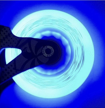 Roda de LED Flying Eagle Lazer Wheelz - Azul 80mm (1  unidade)