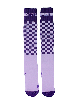 Traxart Meia Inline Quadriculada Roller - Roxa / GB-046