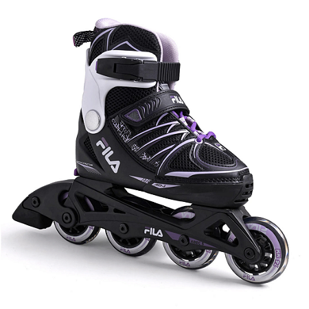 Patins Fila X-One Infantil Ajustável - Magenta / Lilás - 30 ao 33