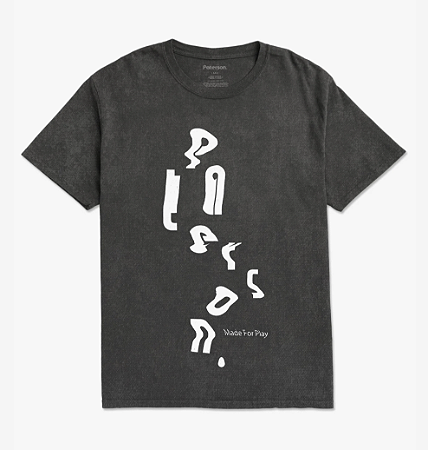 Camiseta Paterson Out of Step Cinza Estonado