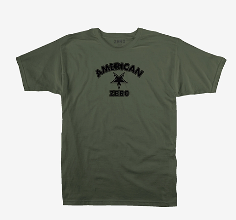 Camiseta Zero American Zero Verde