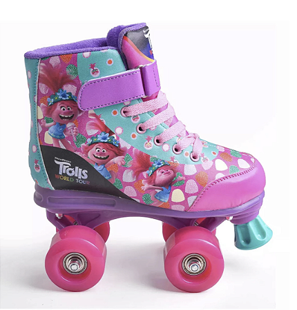Patins Quad Candy Trolls Word Tour - (envio do RS)