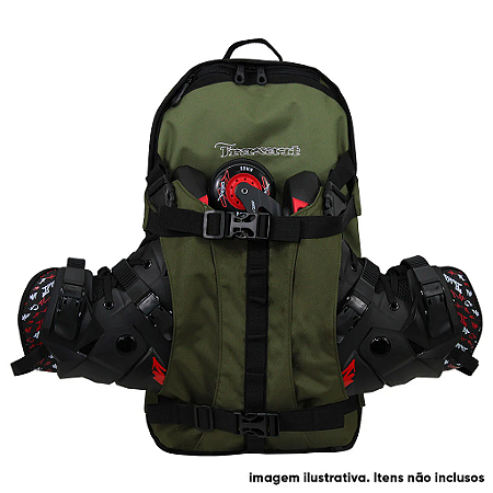 Mochila Traxart Cycle Para Patins / Skate – Verde