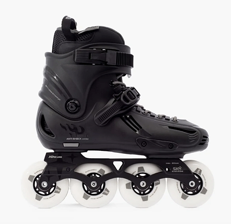 SEMI-NOVO: Patins HD inline SKY black stone - 35