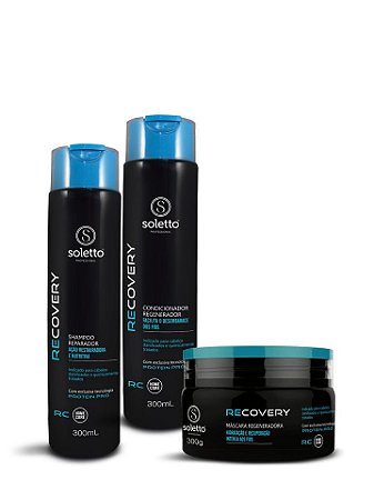 a- KIT RECOVERY 300ML ( AÇÃO RESTAURADORA E NUTRITIVA)