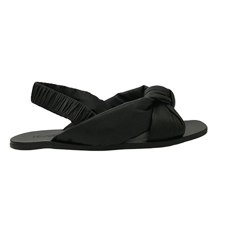 sandalia preta loucos e santos