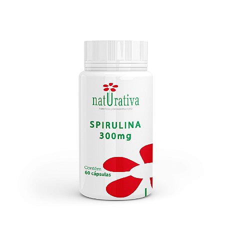 Spirulina 300 mg 60 cápsulas