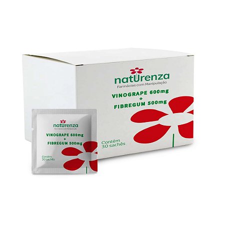Vinogrape 600 mg + Fibregum 500 mg 30 saches