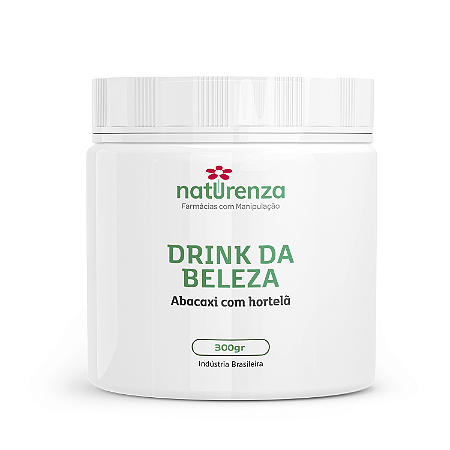Drink da beleza 300g - Sabor abacaxi com hortelã