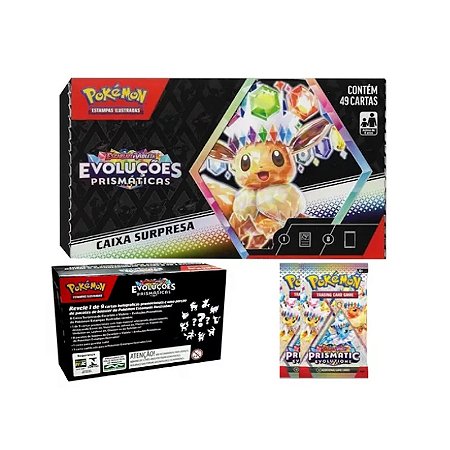 Pokémon Evoluções Prismáticas - Caixa Surpresa