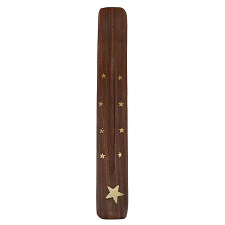 Incensário Vareta de Madeira Estrela 26cm