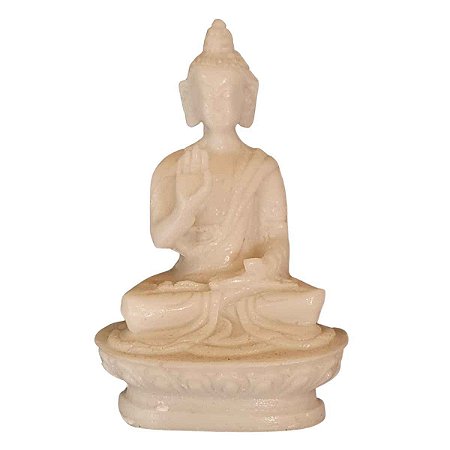 MIniatura de Buda Sidarta Proteção de Pó de Mármore 8cm (Modelo 5)