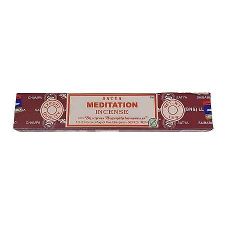 Incenso Satya Meditação