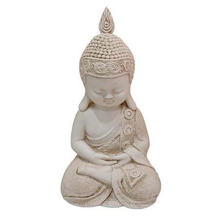 Buda Sidarta Meditação Resina 27cm