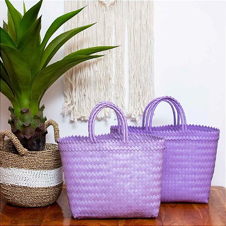 Bolsa Summer Color Lisa Lilás Importada de Bali