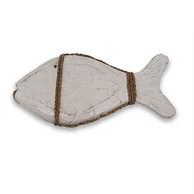 Peixe Decorativo de Madeira Balsa 30cm