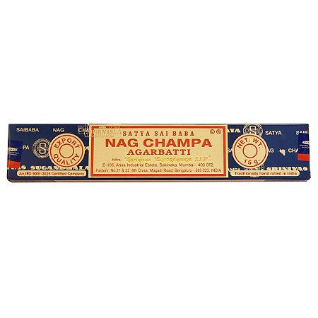 Incenso Satya Sai Baba Nag Champa