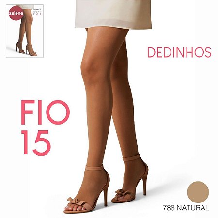 Meia Calça Selene Dedinhos Fio 15
