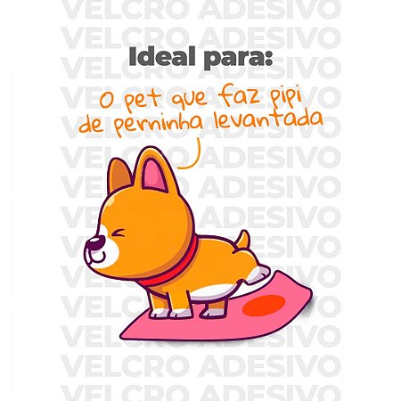 VELCRO ADESIVO PARA TAPETE HIGIÊNICO