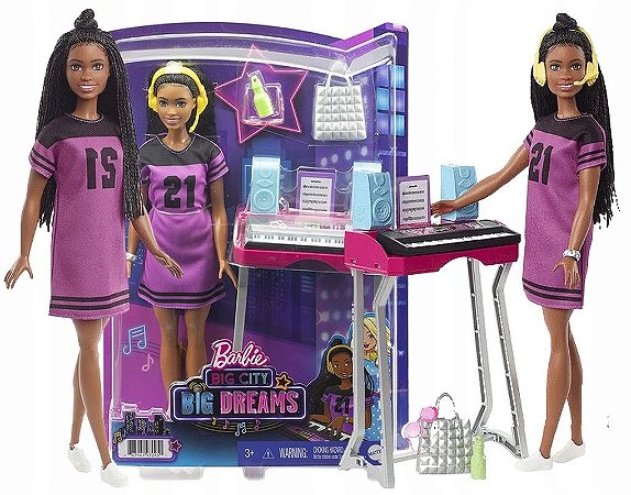 BONECA BARBIE BROOKLYN BIG CITY BIG DREAMS GYG40 - MATTEL