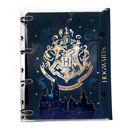 FICHÁRIO UNIVERSITÁRIO PVC CRISTAL HARRY POTTER