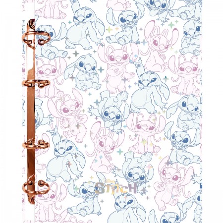 CADERNO ARGOLADO SEM LOMBO STITCH