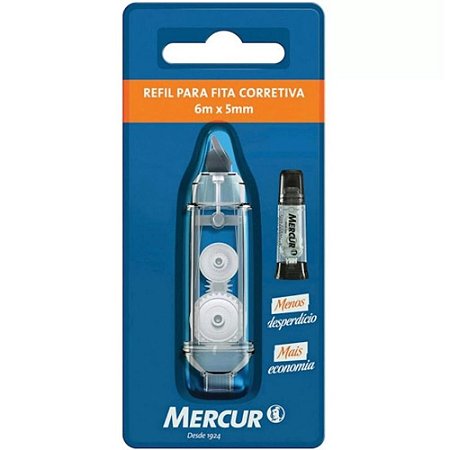 REFIL FITA CORRETIVA MERCUR 5MMX6M