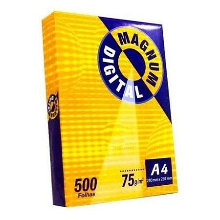 PAPEL SULFITE A4 Papex ou Magnum 75G C/ 500 FOLHAS