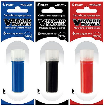 REFIL PARA MARCADOR DE QUADRO BRANCO WBS-VBM PRETO PILOT