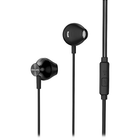 Fone de Ouvido Philips com microfone TAUE10BK/00 Preto