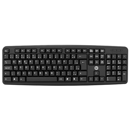 Teclado Usb Basic Preto Bright Abnt2