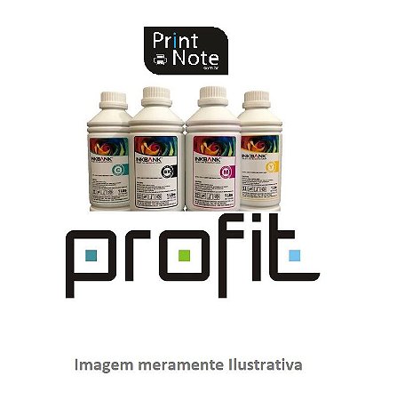 Refil de Tinta para HP Preta 1LT 8727 | 9351 Z | 6656 | 6615 Corante Profit