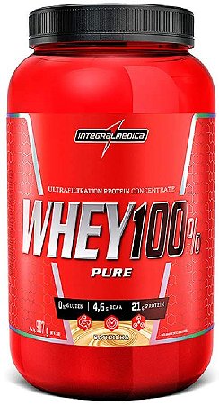 Whey 100% Pure 907g Integral Médica