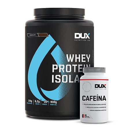 Kit Definição - Whey 900g + Cafeína 90 Caps Dux
