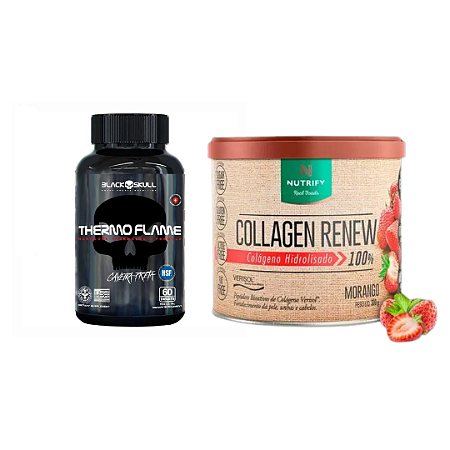Kit da Beleza (Termogenico Black skull+Colageno Renew Nutrify)
