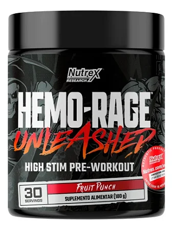 Pré treino Hemo-Rage 180g 30 doses