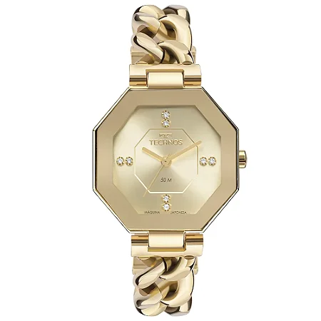 Relógio Technos Feminino Elegance Elos Dourado 2036MTO/1D