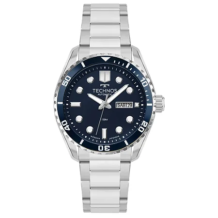 Relógio Technos Masculino Automático Prata 8205OX/1A