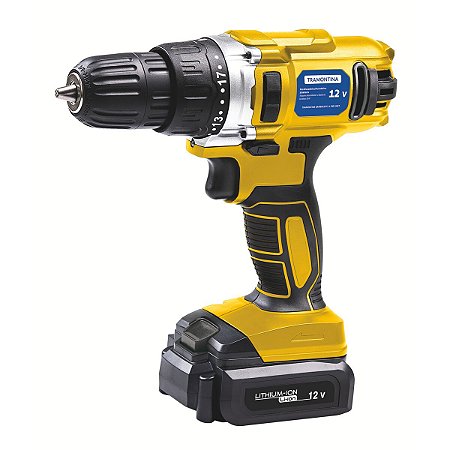 Parafusadeira/Furadeira 12 V Tramontina à Bateria 16 Peças
