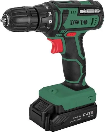 Parafusadeira e Furadeira a Bateria 20V 18 peças DWT PFD 020