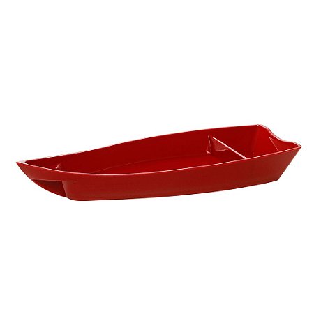 Barco P/sushi Médio 1l Linha Tropical Vermelho