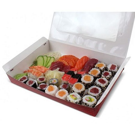 Embalagem Grande C03 P/ Sushi/sashimi E Combinados Un