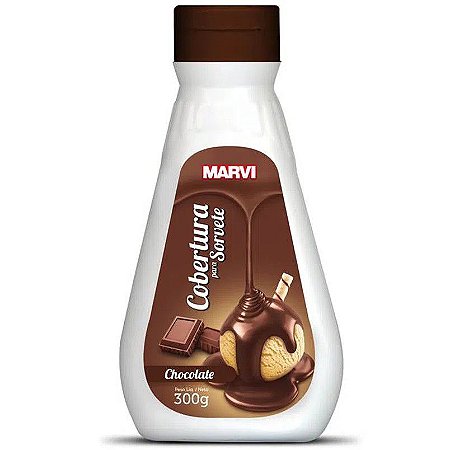 Cobertura P/sorvete Chocolate 300g Marvi